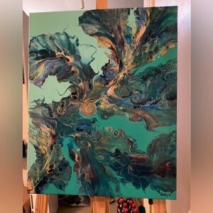 Split Sea Abstract Painting Art Wall Art